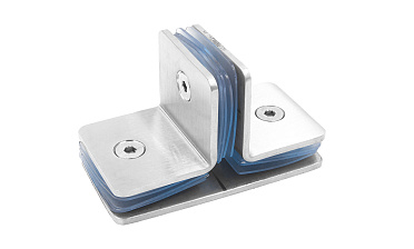 Коннектор для душевой кабины на 3 стекла шлифованный t727-2 SSS  купить в Омске