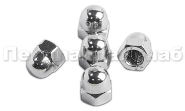 Колп. гайка нерж. М8  (DIN 1587.А2) М-3316 купить в Омске