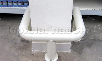 Отбойник для автомобилей из черного металла в Омске. Готовые проекты ПерилаГлавСнаб