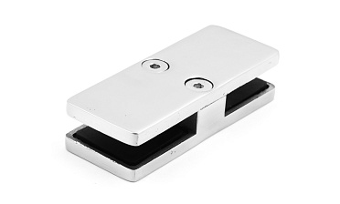 Соединитель стекол, прямой, 101х40, нержавеющая сталь AISI 304, полированная k118 купить в Омске