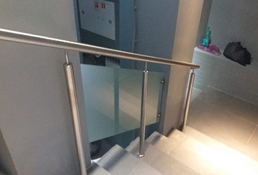 Ограждения и перила без ригелей купить в Омске