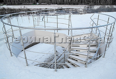 Готовые комплекты перил для лестниц купить в Омске