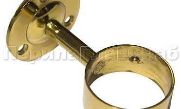 Держатель поручня Ø50.8 мм, выносной, с обхватом, золото k066-88 купить в Омске Держатель поручня Ø50.8 мм, выносной, с обхватом, золото k066-88 купить в Омске