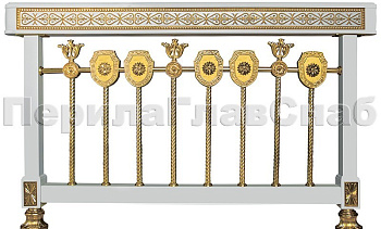 Латунные ограждения лестниц серия – Палладий XL01-1 в Омске. Готовые проекты ПерилаГлавСнаб Латунные ограждения лестниц серия – Палладий XL01-1 в Омске. Готовые проекты ПерилаГлавСнаб