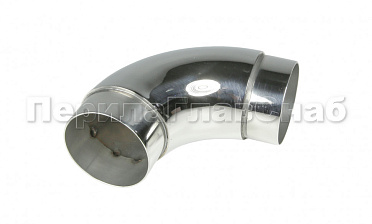 Отвод поручня с двумя установочными кольцами Ø50.8х125 AISI 304 k052-8 купить в Омске