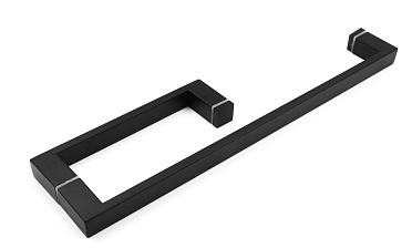 Ручка полотенцесушитель 25*10*200*450, черная t625 Bl купить в Омске Ручка полотенцесушитель 25*10*200*450, черная t625 Bl купить в Омске