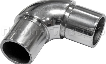 Отвод трубы Ø25.4 мм с установочными кольцами, полированный (AISI 304) k325 купить в Омске Отвод трубы Ø25.4 мм с установочными кольцами, полированный (AISI 304) k325 купить в Омске