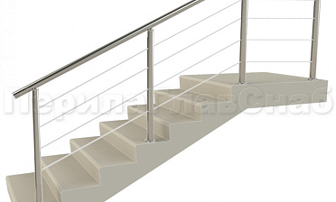 Заполнение из 4х тросиков (тросик в оболочке) для крыльца купить в Омске