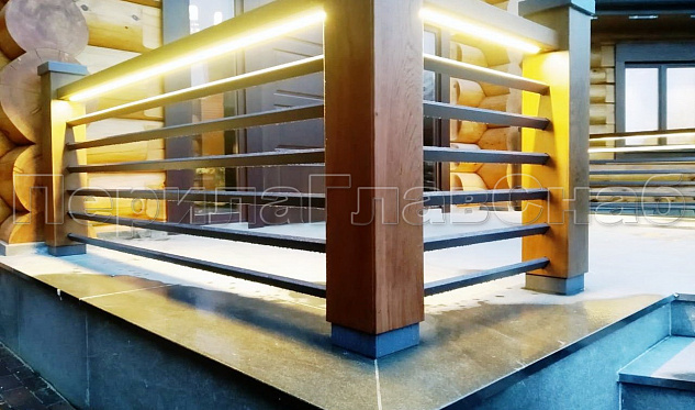 Балконы в частный дом  «Madison Park» в Омске. Готовые проекты ПерилаГлавСнаб Балконы в частный дом  «Madison Park» в Омске. Готовые проекты ПерилаГлавСнаб