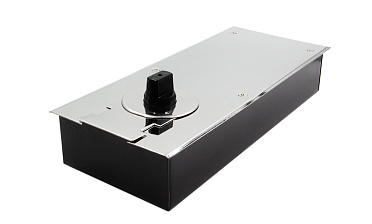 Доводчик для стеклянной двери до 80 кг EN2, напольный, 500 тыс. циклов, нержавеющая сталь AISI 304, полированная t182 PSS купить в Омске