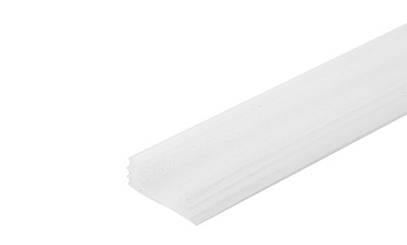 Рассеиватель света для трубы с пазом 24х24, плоский (хлыст 3 метра) k777-3 купить в Омске