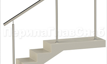 Нержавеющие ограждения без ригелей с квадратным поручнем в Омске. Готовые проекты ПерилаГлавСнаб Нержавеющие ограждения без ригелей с квадратным поручнем в Омске. Готовые проекты ПерилаГлавСнаб