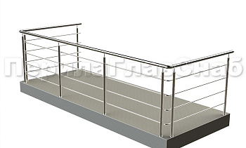 Балконные ограждения с ригельным заполнением в Омске. Готовые проекты ПерилаГлавСнаб Балконные ограждения с ригельным заполнением в Омске. Готовые проекты ПерилаГлавСнаб