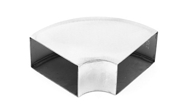 Отвод поручня под сварку 60х40х130x1.5  90°, полированный 600 Grit (AISI 304) k675 купить в Омске Отвод поручня под сварку 60х40х130x1.5  90°, полированный 600 Grit (AISI 304) k675 купить в Омске