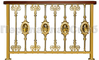 Латунные лестничные перила серии – Нимфалида XL05 в Омске. Готовые проекты ПерилаГлавСнаб Латунные лестничные перила серии – Нимфалида XL05 в Омске. Готовые проекты ПерилаГлавСнаб