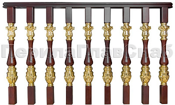 Латунные перила для лестниц серии – Гранд Опера L03 в Омске. Готовые проекты ПерилаГлавСнаб Латунные перила для лестниц серии – Гранд Опера L03 в Омске. Готовые проекты ПерилаГлавСнаб