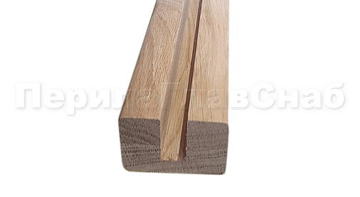 Поручень Дуб профильный  в Омске. Комплектующие для лестничных ограждений и перил ПерилаГлавСнаб