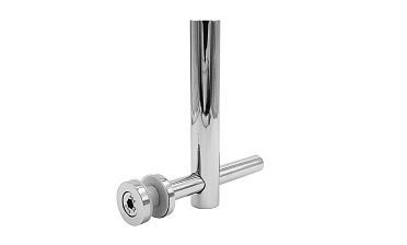 Спайдерный стеклодержатель для стекла 10 мм (5+5 мм), регулируемый, полированный (AISI 304) k213 купить в Омске