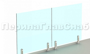 Ограждение без поручня на министойках в Омске. Готовые проекты ПерилаГлавСнаб