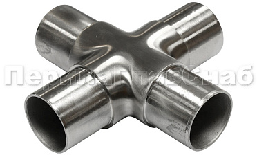 Соединение поручня Ø38.1 мм, крестовина (AISI 304) k360 купить в Омске