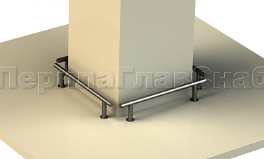 Защитный отбойник для автомобилей из черного металла купить в Омске