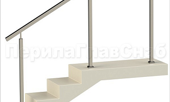 Ограждения без ригелей с квадратным поручнем и квадратными стойками в Омске. Готовые проекты ПерилаГлавСнаб Ограждения без ригелей с квадратным поручнем и квадратными стойками в Омске. Готовые проекты ПерилаГлавСнаб