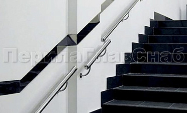 Пристенный поручень из нержавеющей стали 50 мм купить в Омске