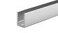 П-образный профиль для неподвижных стекол 8 мм, 19x13, L=3000, алюминий полированный t756-3000 AL