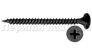 Саморез 3,5х15 д/гипсокартона черн. М-4099 купить в Омске