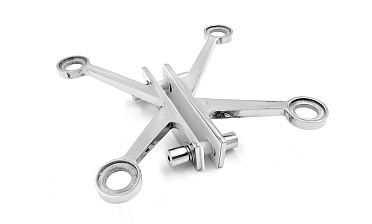 X-спайдер для установки на стеклянное ребро AISI 304 k290-X купить в Омске X-спайдер для установки на стеклянное ребро AISI 304 k290-X купить в Омске