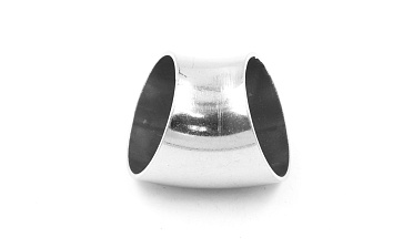 Отвод поручня под сварку Ø38.1х100/2х1.35 мм, 45°, полированный 400 Grit, (AISI 304) k095-45 купить в Омске Отвод поручня под сварку Ø38.1х100/2х1.35 мм, 45°, полированный 400 Grit, (AISI 304) k095-45 купить в Омске