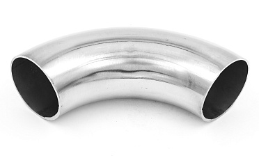 Длинный отвод поручня под сварку Ø50.8х180х1.5 мм, длина 180 мм, полированный 400 Grit, (aisi 304) k021-11 купить в Омске