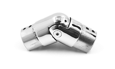 Соединитель поручня с пазом регулируемый, d=42,4 мм, полированный, AISI304 k195 купить в Омске Соединитель поручня с пазом регулируемый, d=42,4 мм, полированный, AISI304 k195 купить в Омске