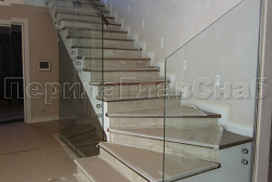 Ограждения лестничных маршей в Омске. Готовые проекты ПерилаГлавСнаб - фото 9