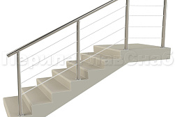 Тросовые ограждения в Омске. Готовые проекты ПерилаГлавСнаб - фото 1