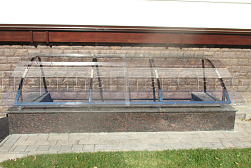 Козырьки и навесы на металлокаркасе в Омске. Готовые проекты ПерилаГлавСнаб - фото 8