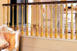 Латунные перила под золото в Омске. Готовые проекты ПерилаГлавСнаб - фото 6 Латунные перила под золото в Омске. Готовые проекты ПерилаГлавСнаб - фото 6