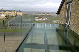 Стеклянные перила для балконов в Омске. Готовые проекты ПерилаГлавСнаб - фото 25