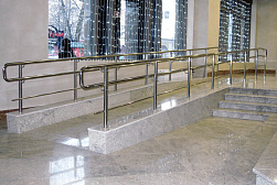 Поручни для инвалидов из нержавеющей стали в Омске. Готовые проекты ПерилаГлавСнаб - фото 13