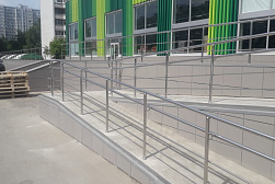 Поручни для инвалидов из нержавеющей стали в Омске. Готовые проекты ПерилаГлавСнаб - фото 1