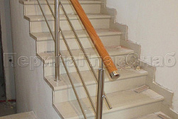 Хромированные перила в Омске. Готовые проекты ПерилаГлавСнаб - фото 5