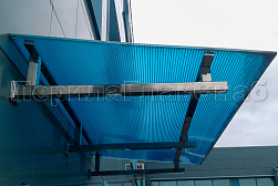 Консольные козырьки и навесы в Омске. Готовые проекты ПерилаГлавСнаб - фото 6