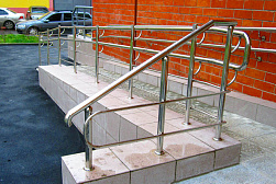 Поручни для инвалидов из нержавеющей стали в Омске. Готовые проекты ПерилаГлавСнаб - фото 16