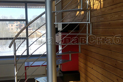 Ограждения для лестниц в Омске. Готовые проекты ПерилаГлавСнаб - фото 26