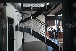 Перила для лестниц из металла в Омске. Готовые проекты ПерилаГлавСнаб - фото 8