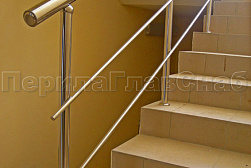 Перила и ограждения из нержавеющей стали с двумя ригелями в Омске. Готовые проекты ПерилаГлавСнаб - фото 9