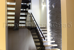 Цельностеклянные ограждения на несущем стекле в Омске. Готовые проекты ПерилаГлавСнаб - фото 20