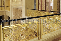 Латунные перила под золото в Омске. Готовые проекты ПерилаГлавСнаб - фото 16 Латунные перила под золото в Омске. Готовые проекты ПерилаГлавСнаб - фото 16