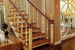 Латунные перила под золото в Омске. Готовые проекты ПерилаГлавСнаб - фото 7 Латунные перила под золото в Омске. Готовые проекты ПерилаГлавСнаб - фото 7