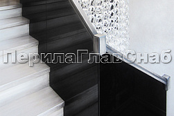 Стеклянные перила для колодезных лестниц в Омске. Готовые проекты ПерилаГлавСнаб - фото 14